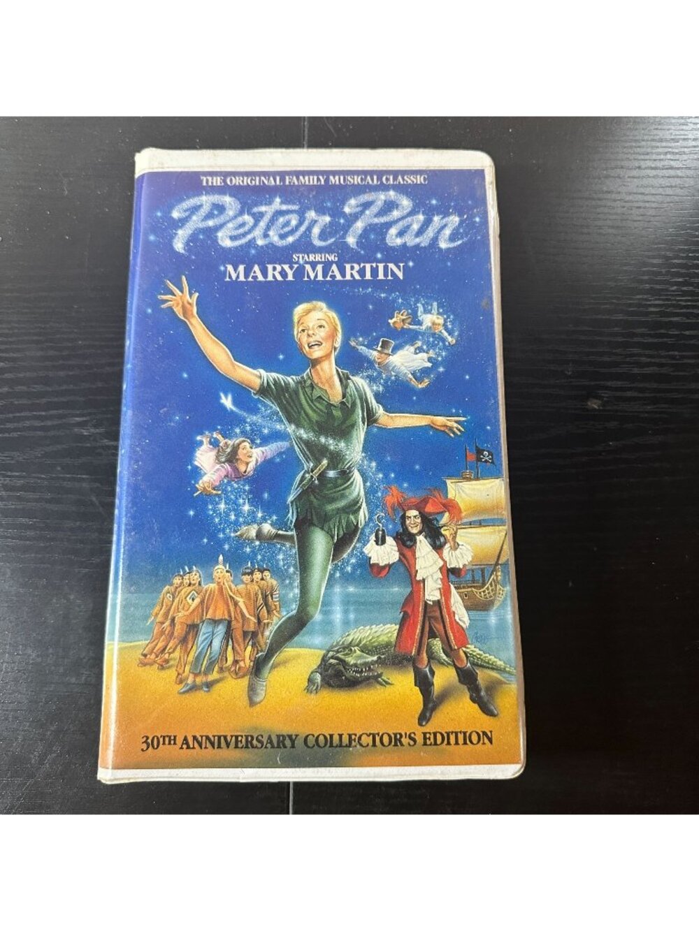 Peter Pan Starring Mary Martin VHS 30th Anniversary Collectors Edition 1990